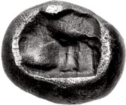 1⁄12 Stater - Kroisos, Greece (ancient), 560 BC - 546 BC reverse image