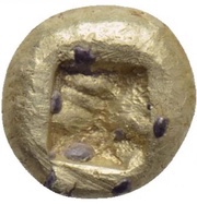 1⁄24 Stater - Alyattes II, Greece (ancient), 610 BC - 560 BC reverse image