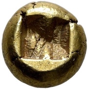 Hemihekte - Alyattes II to Kroisos Sardes, Greece (ancient), 610 BC - 546 BC reverse image
