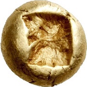 Hemihekte - Alyattes II Sardes, Greece (ancient), 610 BC - 560 BC reverse image
