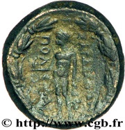 Hemiobol, Greece (ancient), 133 BC - 100 BC reverse image