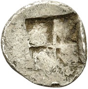 Hemiobol, Greece (ancient), 490 BC - 480 BC reverse image