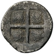 Obol, Greece (ancient), 480 BC - 470 BC reverse image