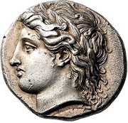 Tetradrachm Olynthos obverse image
