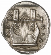 Tetradrachm Olynthos, Greece (ancient), 383 BC - 379 BC reverse image