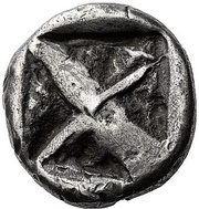 Stater Berge, Greece (ancient), 500 BC reverse image