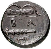 Chalkon - Alexander III, Greece (ancient), 325 BC - 310 BC reverse image