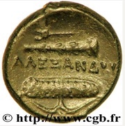Chalkon - types of Alexander III Tarsos, Greece (ancient), 323 BC - 317 BC reverse image