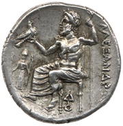 Drachm - Alexander III Lampsacus, Greece (ancient), 328 BC - 323 BC reverse image