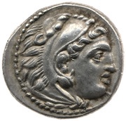 Drachm In the name of Alexander III; Magnesia obverse image