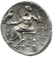 Drachm In the name of Alexander III; Magnesia, Greece (ancient), 325 BC - 323 BC reverse image
