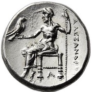 Drachm In the name of Alexander III; Side, Greece (ancient), 323 BC - 317 BC reverse image