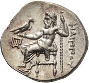 Drachm - Philip III Arrhidaios Kolophon, Greece (ancient), 323 BC - 317 BC reverse image