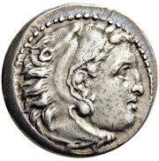Drachm In the name of Alexander III; Magnesia obverse image