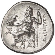 Drachm - Philip III Arrhidaios Kolophon, Greece (ancient), 323 BC - 319 BC reverse image