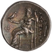Drachm In the name of Alexander III; Colophon, Greece (ancient), 323 BC - 319 BC reverse image
