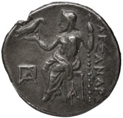 Drachm In the name of Alexander III; Magnesia ad Maeadrum, Greece (ancient), 319 BC - 305 BC reverse image