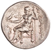 Drachm In the name of Alexander III, Greece (ancient), 310 BC - 275 BC reverse image