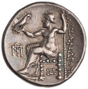 Drachm In the name of Alexander III; Abydos, Greece (ancient), 310 BC - 301 BC reverse image