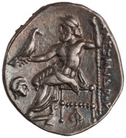Drachm In the name of Alexander III; Abydos, Greece (ancient), 310 BC - 301 BC reverse image