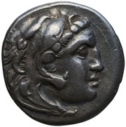 Drachm In the name of Alexander III; Abydos obverse image