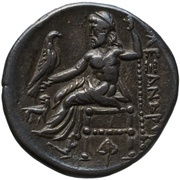 Drachm In the name of Alexander III; Abydos, Greece (ancient), 310 BC - 301 BC reverse image
