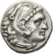 Drachm In the name of Alexander III;Lampsakos obverse image