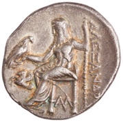 Drachm In the name of Alexander III; Lampsacus, Greece (ancient), 310 BC - 301 BC reverse image