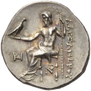 Drachm In the name of Alexander III;Lampsakos, Greece (ancient), 310 BC - 301 BC reverse image