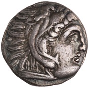 Drachm In the name of Alexander III;Lampsakos obverse image