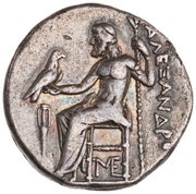 Drachm In the name of Alexander III;Lampsakos, Greece (ancient), 310 BC - 301 BC reverse image