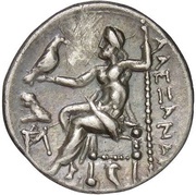Drachm In the name of Alexander III; Abydos, Greece (ancient), 301 BC - 297 BC reverse image