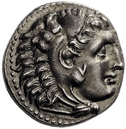Drachm In the name of Alexander III; Miletos obverse image