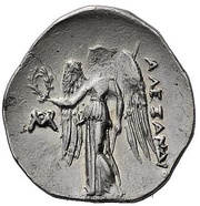 Drachm - Philip V Alexander III imitation; Marathos, Greece (ancient), 220 BC reverse image