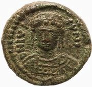 10 Nummi - Justin II Sicily obverse image