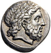 Tetradrachm - Philip II Amphipolis obverse image