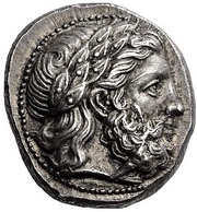Tetradrachm - Philip II Amphipolis obverse image