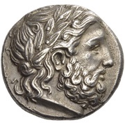 Tetradrachm - Philip II Amphipolis obverse image