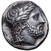 Tetradrachm - Philip II Pella obverse image