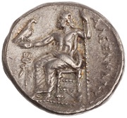 Tetradrachm - Alexander III Amphipolis, Greece (ancient), 336 BC - 323 BC reverse image