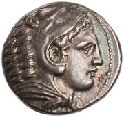 Tetradrachm - Alexander III Amphipolis obverse image