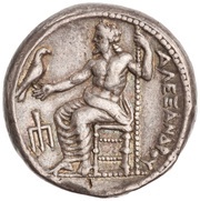 Tetradrachm - Alexander III Amphipolis, Greece (ancient), 336 BC - 323 BC reverse image