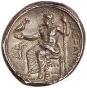 Tetradrachm - Alexander III Amphipolis, Greece (ancient), 336 BC - 323 BC reverse image
