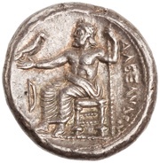 Tetradrachm - Alexander III Amphipolis, Greece (ancient), 336 BC - 323 BC reverse image