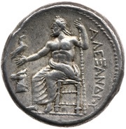 Tetradrachm - Alexander III Amphipolis, Greece (ancient), 336 BC - 323 BC reverse image