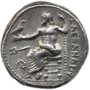 Tetradrachm - Alexander III Amphipolis, Greece (ancient), 336 BC - 323 BC reverse image