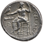 Tetradrachm - Alexander III Amphipolis, Greece (ancient), 336 BC - 323 BC reverse image
