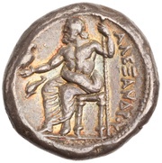 Tetradrachm - Alexander III Amphipolis, Greece (ancient), 336 BC - 323 BC reverse image
