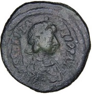 20 Nummi - Anastasius I Dicorus Constantinopolis; no Officina Letter, Small Module obverse image