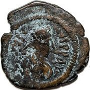 20 Nummi - Justin I Constantinopolis; no stars obverse image